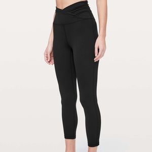Lululemon Still Mind Crop 23" - Black - Sz 4 - NWT